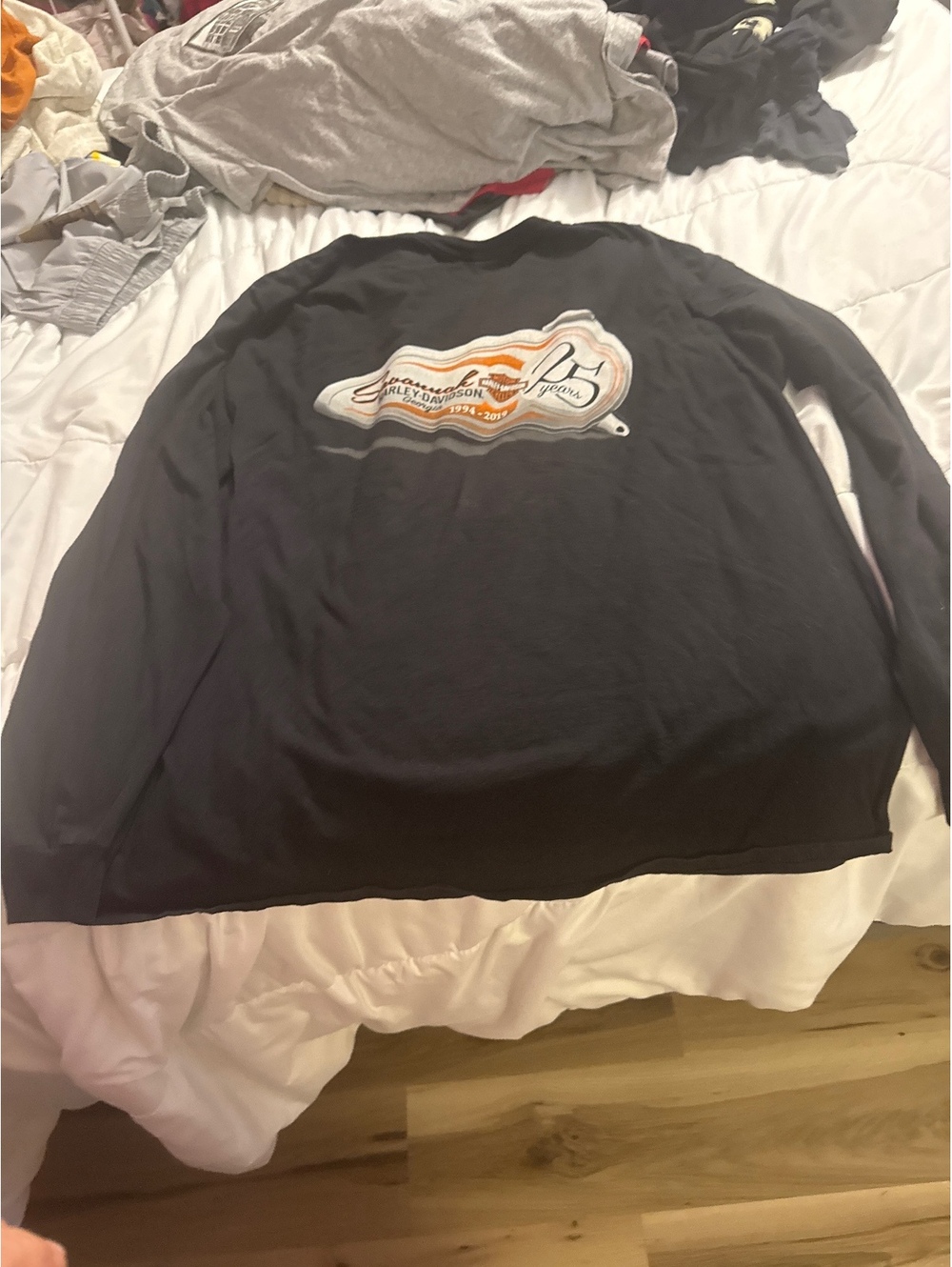 Harley-Davidson Savannah 25 Years Commemorative Long Sleeve T-Shirt Large